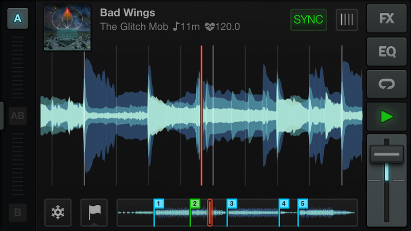 Illustration for article titled Native Instruments' Slick DJ App for iPad Now Comes in a Bite-Size iPhone Version